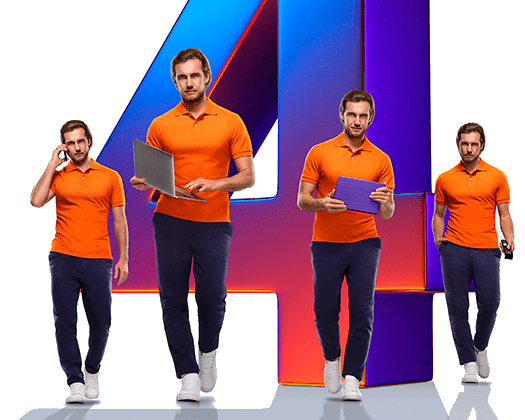 Великолепная четверка Ростелеком в деревня Московская (Иркутская область)